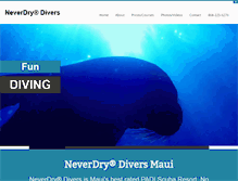 Tablet Screenshot of hawaii-diving.com